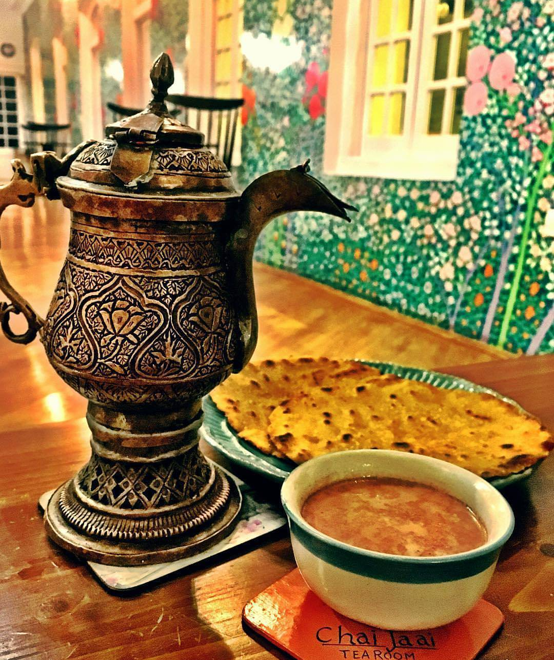 Kashmiri Noon Chai at Blend & Brew